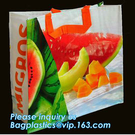 Eco Friendly Shopping Folding Non Woven PP Bag,Waterproof Bulk Laminated Tote Bag/ Shopping Bag/PP Woven Bag with pack