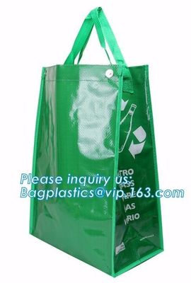 Reusable Eco Large PP Non Woven Shopping Grocery Tote Bag with Logo,Promotional Customized Printing PP Woven Shopping Ba