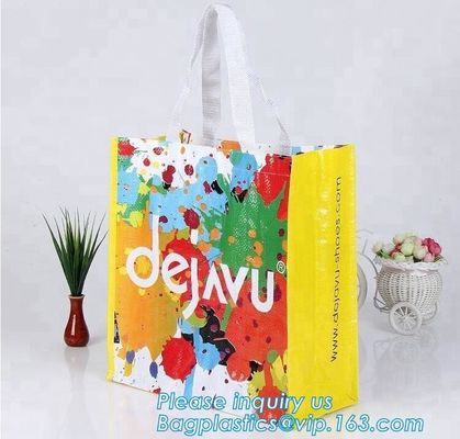 Wholesale custom logo eco-friendly shopping bag recyclable shopping bag pp woven shopping bags,Promotion PP Woven Lamina