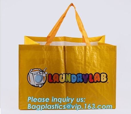 Pp Shopping Tote Fabric Custom Logo Polypropylene Customized Foldable Laminated Non Woven Bag,Promotional Price Recyclab