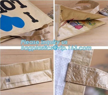 Reusable Advertising PP Woven Shopping Bag,Custom Laminated Shopping PP Woven Bag Promotional Tote Bag, bagplastics pack