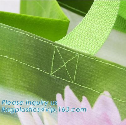 recycled pp woven laminated shopping bags glossy pp woven bags for advertising,ecofriendly pp lamination non woven shopp