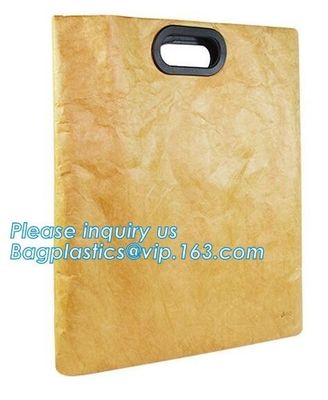 Waterproof reusable brown paper collapsible shopping bags custom logo printed Tyvek bags,Eco friendly waterproof tyvek p