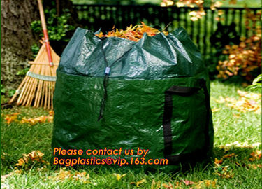 Sand building garbage packing polypropylene pp woven garden sacks bags,Heavy Duty Reusable Garden Waste PP Woven Garden