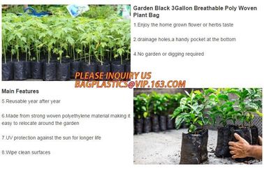 Garden Grow Bags Aeration Fabric Pots Potato Planter Bag with Handles and Access Flap,Potato Tomato Strawberry Vegetable