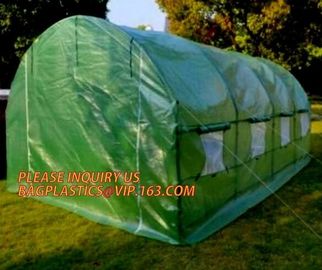 WATER PROOF UV COATING REINFORCED PE HYDROPONIC GREENHOUSE, PE WOVEN OUTER DOOR, Polytunnel Mini Tunnels Walk in Greenho