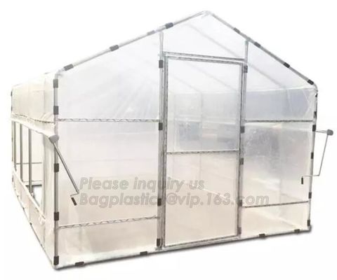 Agricultural Glass Green House for Commerical,Pop up Greenhouse Eco-friendly Fiberglass Poles Overlong Cover 98&quot;x49&quot;x53&quot;