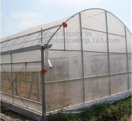 Garden Walk In 4 Shelves&amp; Reinforced PE Cover green houses,Agriculture Farm Commercial Plastic PE Film Multi Spans Green