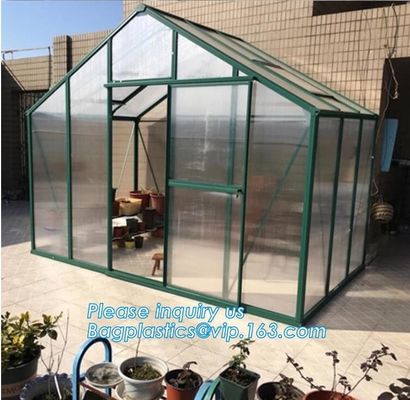 Net Garden Tomato Planting Greenhouse Outdoor Balcony Green House,Horticultural 200 Micron 3 Layer Plastic Film Green Ho