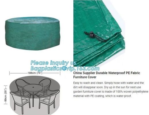 Indoor &amp; outdoor use super quality funiture protective cover,garden funiture swimming pool lounge chair seat cover fabri