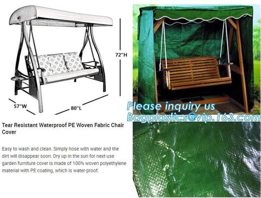 Indoor &amp; outdoor use super quality funiture protective cover,garden funiture swimming pool lounge chair seat cover fabri