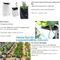 15 GALLON Hole Plastic LDPE Grow Bags For Nursery, Black &amp; White PE Grow Bags for Hydroponic and Horticulture use, BAGEA