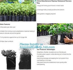 Nine pockets cheap vegetable grow planter bag,china manufacture riptop waterproof nursery bag,planting potato grow bag