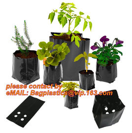 black plastic growing nursery bags,plastic flower pots,black plastic growing bag poly nursery bags,5gallon Plastic nurse