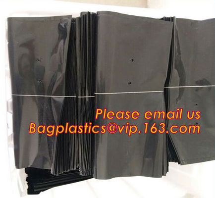 5gallon Plastic nursery bag for growing and seedling,polyethylene black grow bags plastic plant pot seeding nursery bags