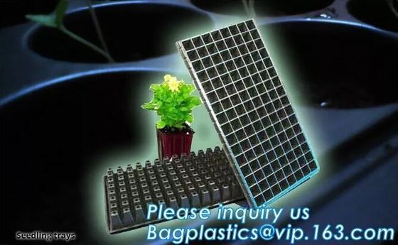 PET Plastic Vegetable Plant Grow Seedling Bed Trays Nursery Plug Tray,128 holes seedling starter trays, greenhouse grows