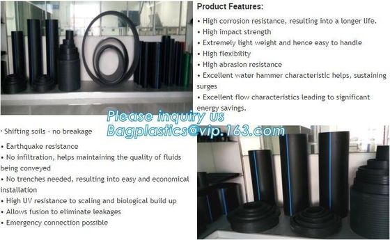 HDPE WATER SUPPLY PIPE,PE PIPE,BLACK PIPE,WHITE PIPE,20mm to 1000mm hdpe pipe for water supply and irrigation,Plastic Pi