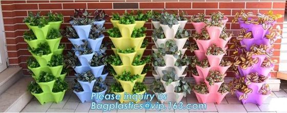 Home Decoration Black And Green Color Plastic Flower Pots,Biodegradable bamboo fibre flower pots,Desktop&amp;Balcony decorat