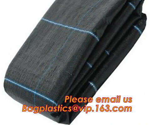 weed control mat ,ground cover,silt fence selvedge, pp woven fabric roll low price ,black color,chinese wholesale manufa