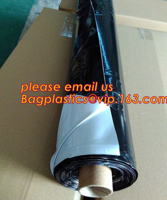 Custom biodegradable agriculture plastic mulch film,tubular roll with black colour for agricultural mulch film BAGEASE
