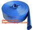 Customized inch 3/4&quot;-16&quot; discharge water pvc layflat hose tubing pipe flexible lay flat irrigation agricultural water ho