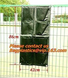 Garden Vertical Planter Multi Pocket Wall Mount Living Growing Bag Felt Indoor/Outdoor Pot