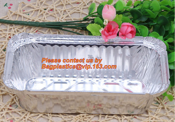 Disposable Aluminium Foil Tray, Container for Food Packaging, foil lunch box, aluminum lunch box, foil bowl, deli tray