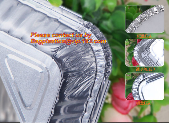 Disposable Aluminium Foil Tray, Container for Food Packaging, foil lunch box, aluminum lunch box, foil bowl, deli tray