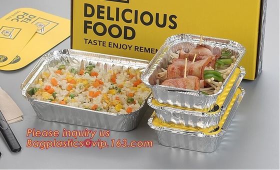 aluminum foil square container disposable Aluminum foil square container Aluminum foil square container factory bagplast