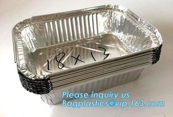 Popular household kitchen food packing aluminum foil container/pan/tray,Disposable Aluminium Foil Containers for Food Pa