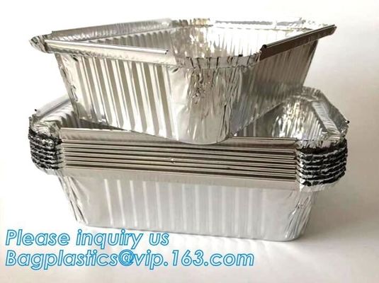 Popular household kitchen food packing aluminum foil container/pan/tray,Disposable Aluminium Foil Containers for Food Pa