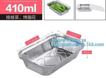 Airline Aluminum Tray Smooth-Wall Foil Food Containers With Lids Airline Catering,Catering disposable takeaway fast food