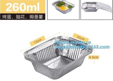 Airline Aluminum Tray Smooth-Wall Foil Food Containers With Lids Airline Catering,Catering disposable takeaway fast food