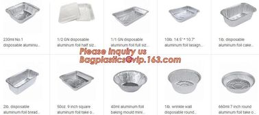 aluminum foil container / tray / lunch box for food packing,Takeaway oven safe fast food take out disposable aluminum fo