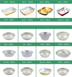 Microwave Disposable Aluminum Foil Pizza Baking Tray Pans container Sizes,pan box trays takeaway Container,kitchen and B