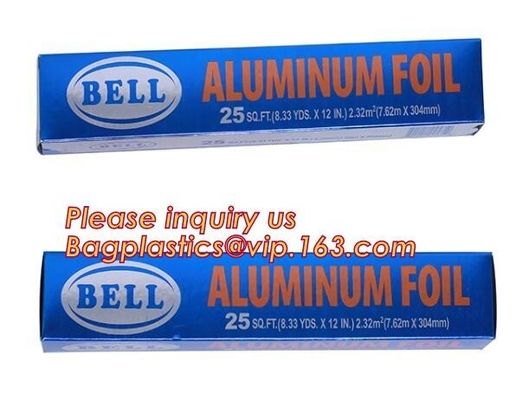 Household kitchen use aluminum foil sheet rolls for food package,Cooking Baking Household Aluminum Foil Paper Rolls