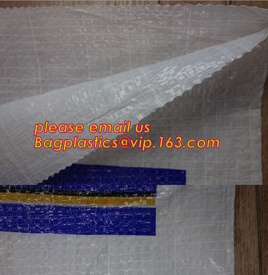 WOVEN FABRIC SACKS, BAGS FOR 	Rice, flour, grain, salt, sugar, fertilizer, sand, cement, animal food, food staff, constr