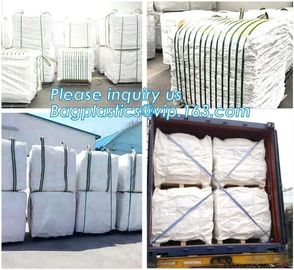 FIBC Recycle Container 1 Ton PP Woven Jumbo Big Bags For Agriculture And Industrial Use,100% new material 1 ton 1.5 ton