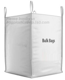 Virgin Polypropylene PP Woven Big Bulk Bag Jumbo Bag FIBC For Packing Sand 1 Ton 1.5 Ton 2 Ton Made In, bagease, pack