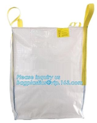 PP woven cement bulk bags/industrial big bags/jumbo bags Packaging & Printing,FIBC ton bag BOPP laminated PP woven jumbo