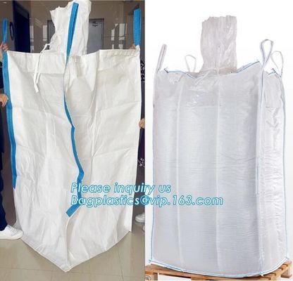 100% virgin polypropylene woven pp big bag bulk bag 1x1x1m for Israel,PP woven flexible big bag with baffle and brace in