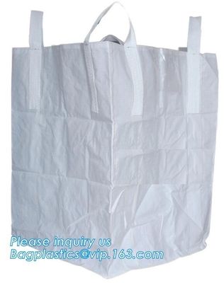 PP woven flexible big bag with baffle and brace inside for packing 2000kg iron ore with high UV treated, bagplastics,