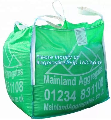 FIBC big bag 1000kg/Polypropylene woven sand bags/super sacks 1500kg for construction,PP woven bulk big ton bag jumbo ba