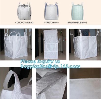 chinese supplier 1000kg rice flour woven bag pp big bag packing the GARBAGE sand earth,China supplier PP woven bulk big