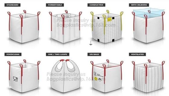 Popular High Quality Woven Polypropylene Jumbo Big Bag,FIBC Jumbo PP Woven Bag Super Big Bag for cement or sand packing