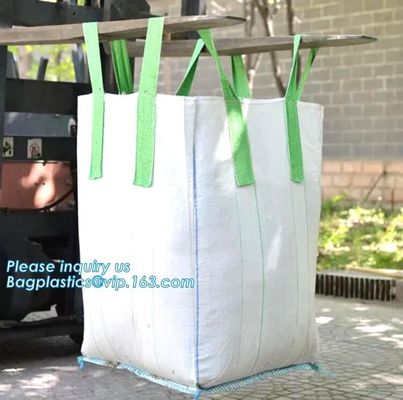 PP woven big bag for firewood, for sand, for grains etc.500kg 1000kg 1200kg 1500kg 2 ton,Flat bottom open mouth virgin P