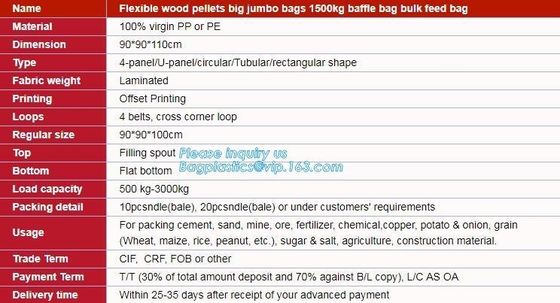 PP woven big bag for firewood, for sand, for grains etc.500kg 1000kg 1200kg 1500kg 2 ton,Flat bottom open mouth virgin P