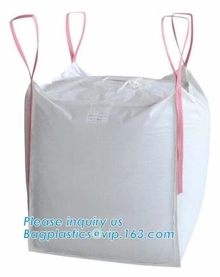 bulk bag for cement ton bag 100% pp woven big jumbo bag reinforce FIBC,Factory directly sell pp woven big bags of Bottom