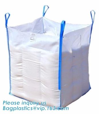 PP Woven Bag Big Bag with Open Top and Flat Bottom for Sand/Rock/Gravel,PP woven FIBC big jumbo bag for storing &amp; transp