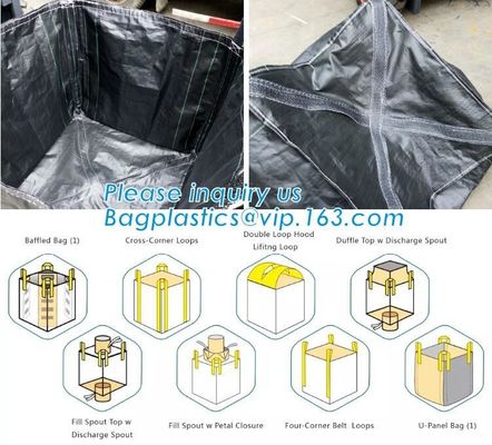 New arrival wholesale polypropylene woven plastic jumbo bag pp big bag for sand, building material,jumbo bag / FIBC bulk